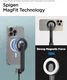 Spigen S580W MagSafe Bluetooth Selfie Stick / Tripod Statief Zwart afbeelding 7