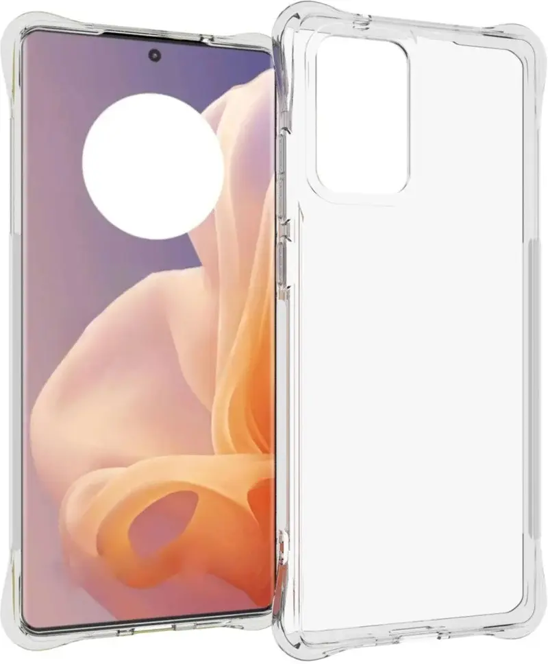 Motorola Moto G85 Hoesje Schokbestendig en Dun TPU Back Cover Transparant afbeelding 1