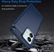 Motorola Moto G85 Hoesje Geborsteld TPU Flexibele Back Cover Blauw afbeelding 4