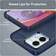 Motorola Moto G85 Hoesje Geborsteld TPU Flexibele Back Cover Blauw afbeelding 5