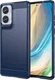Motorola Moto G85 Hoesje Geborsteld TPU Flexibele Back Cover Blauw