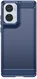 Motorola Moto G85 Hoesje Geborsteld TPU Flexibele Back Cover Blauw afbeelding 2