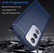 Oppo A80 Hoesje Geborsteld TPU Flexibele Back Cover Blauw afbeelding 4