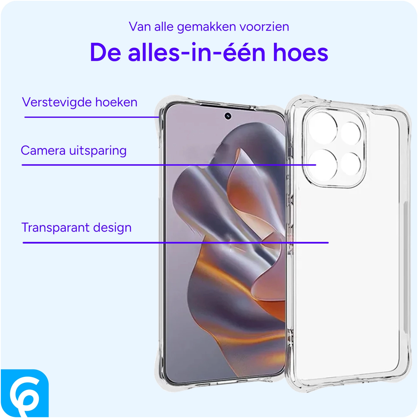 Motorola Moto Edge 50 Neo Hoesje Schokbestendig Dun TPU Back Cover Transparant afbeelding 2