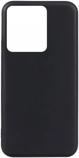 Motorola Edge 50 Neo Hoesje Dun TPU Back Cover Matte Zwart afbeelding 3