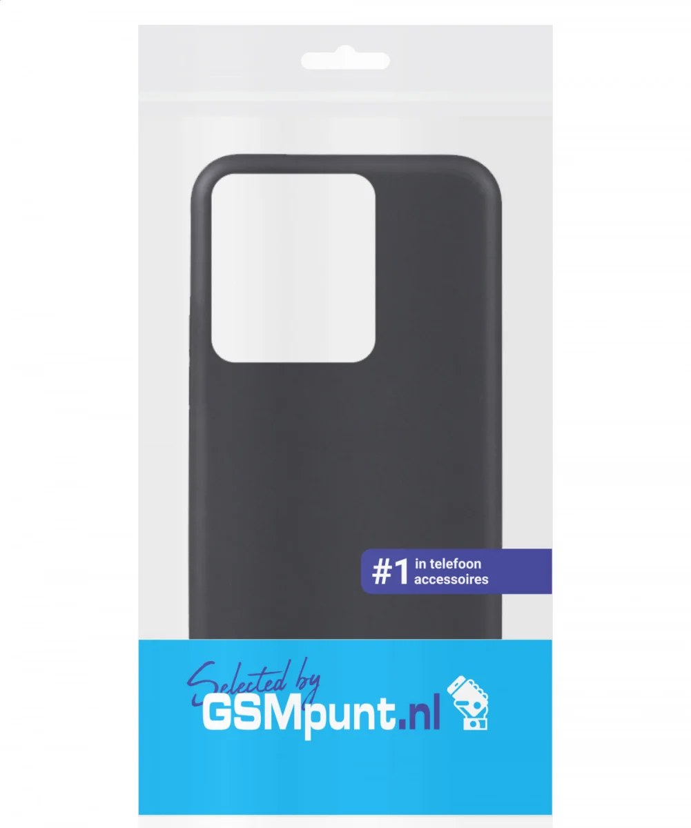 Motorola Edge 50 Neo Hoesje Dun TPU Back Cover Matte Zwart afbeelding 4