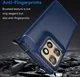 Motorola Edge 50 Neo Hoesje Geborsteld TPU Flexibele Back Cover Blauw afbeelding 2