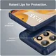 Motorola Edge 50 Neo Hoesje Geborsteld TPU Flexibele Back Cover Blauw afbeelding 7