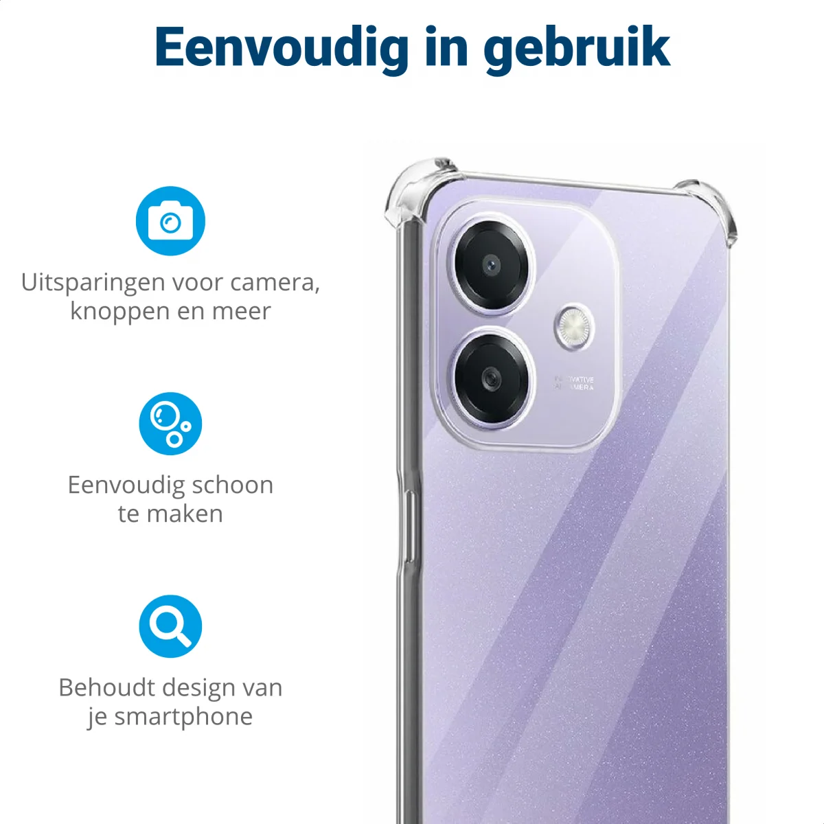 Oppo A40 / A40m Hoesje Schokbestendig en Dun TPU Back Cover Transparant afbeelding 6