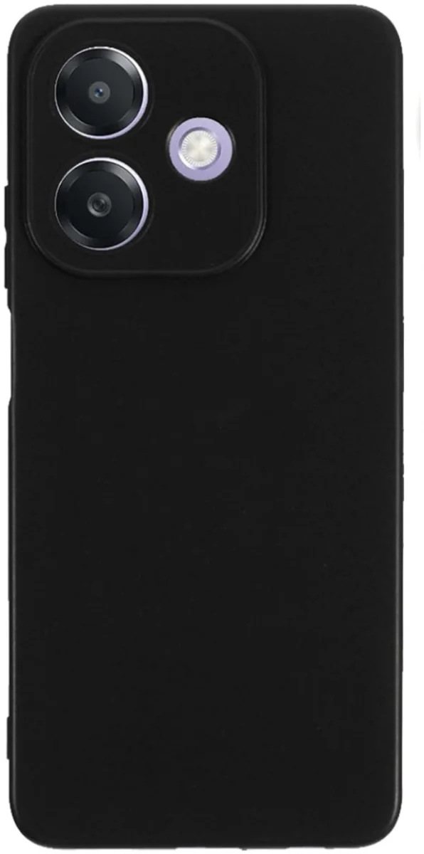 Oppo A60 5G / A40 / A40m Hoesje Dun TPU Back Cover Matte Zwart afbeelding 2