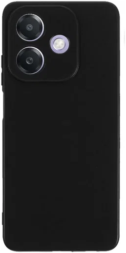 Oppo A60 5G / A40 / A40m Hoesje Dun TPU Back Cover Matte Zwart afbeelding 2