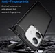 Oppo A60 5G / A40 / A40m Hoesje Geborsteld TPU Flexibele Back Cover Zwart afbeelding 2