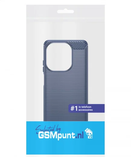 Oppo A60 5G / A40 / A40m Hoesje Geborsteld TPU Flexibele Back Cover Blauw afbeelding 10