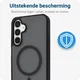 Samsung Galaxy A15 Hoesje met MagSafe Back Cover Matte Zwart afbeelding 4