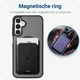 Samsung Galaxy A15 Hoesje met MagSafe Back Cover Matte Zwart afbeelding 6