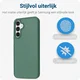 Samsung Galaxy A15 Hoesje Back Cover Matte Groen afbeelding 3