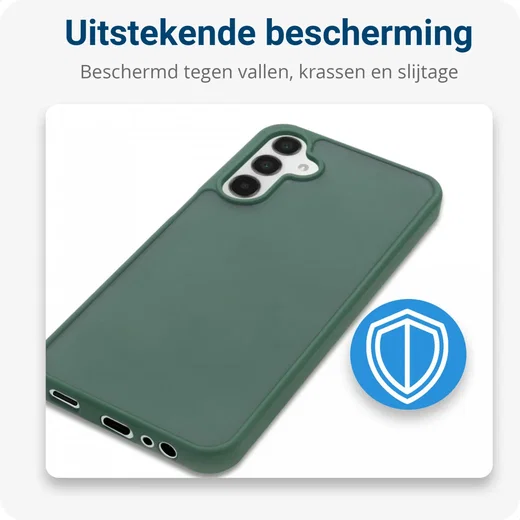 Samsung Galaxy A15 Hoesje Back Cover Matte Groen afbeelding 4