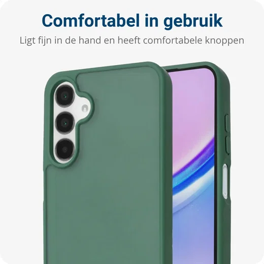Samsung Galaxy A15 Hoesje Back Cover Matte Groen afbeelding 2