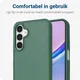Samsung Galaxy A15 Hoesje Back Cover Matte Groen afbeelding 2