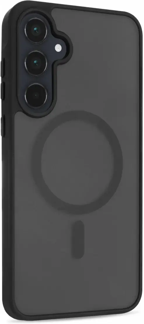 Samsung Galaxy A55 Hoesje MagSafe Back Cover Matte Zwart afbeelding 9