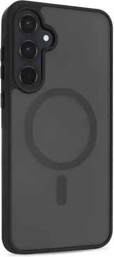 Samsung Galaxy A55 Hoesje MagSafe Back Cover Matte Zwart afbeelding 9