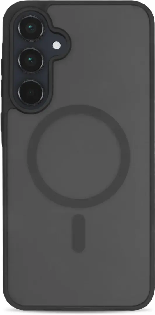 Samsung Galaxy A55 Hoesje MagSafe Back Cover Matte Zwart afbeelding 10