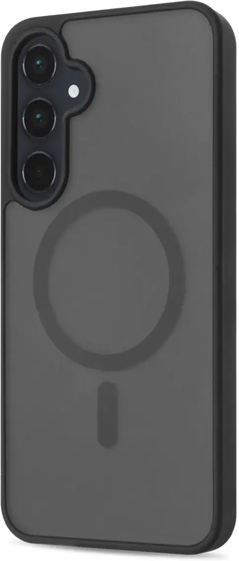 Samsung Galaxy A55 Hoesje MagSafe Back Cover Matte Zwart afbeelding 11