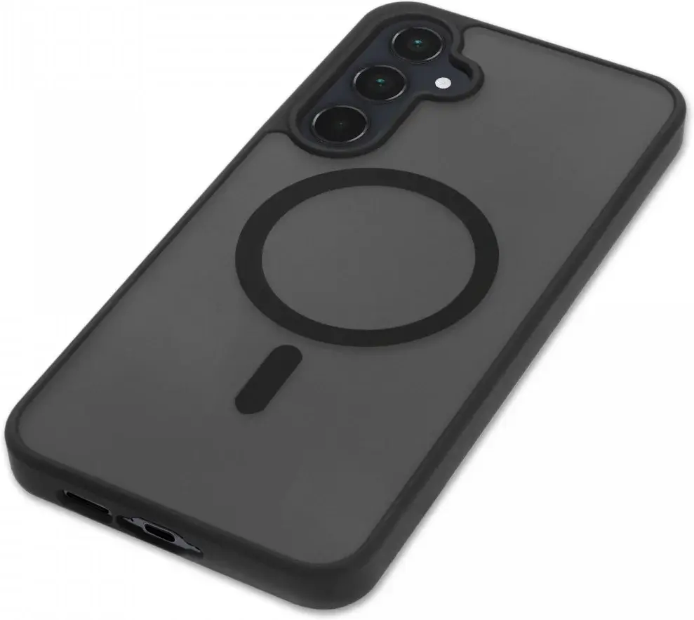 Samsung Galaxy A55 Hoesje MagSafe Back Cover Matte Zwart afbeelding 13
