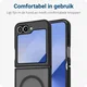 Samsung Galaxy Z Flip 7 FE / 6 Hoesje met MagSafe Back Cover Matte Zwart afbeelding 4