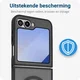 Samsung Galaxy Z Flip 7 FE / 6 Hoesje met MagSafe Back Cover Matte Zwart afbeelding 7