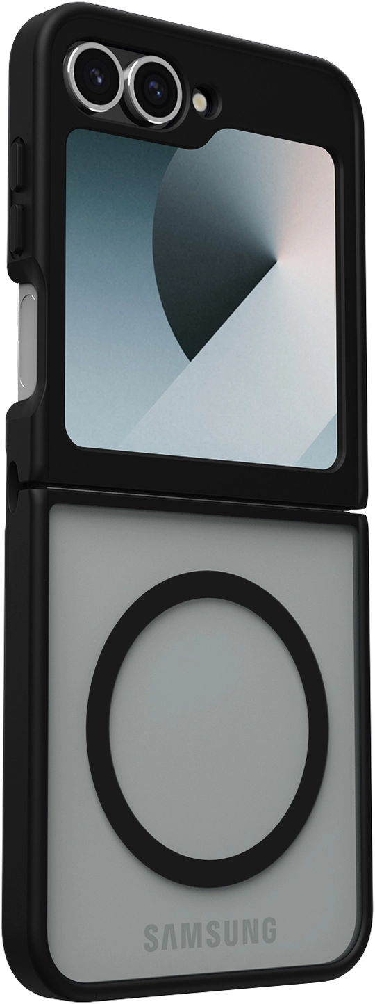 Samsung Galaxy Z Flip 7 FE / 6 Hoesje met MagSafe Back Cover Matte Zwart afbeelding 11