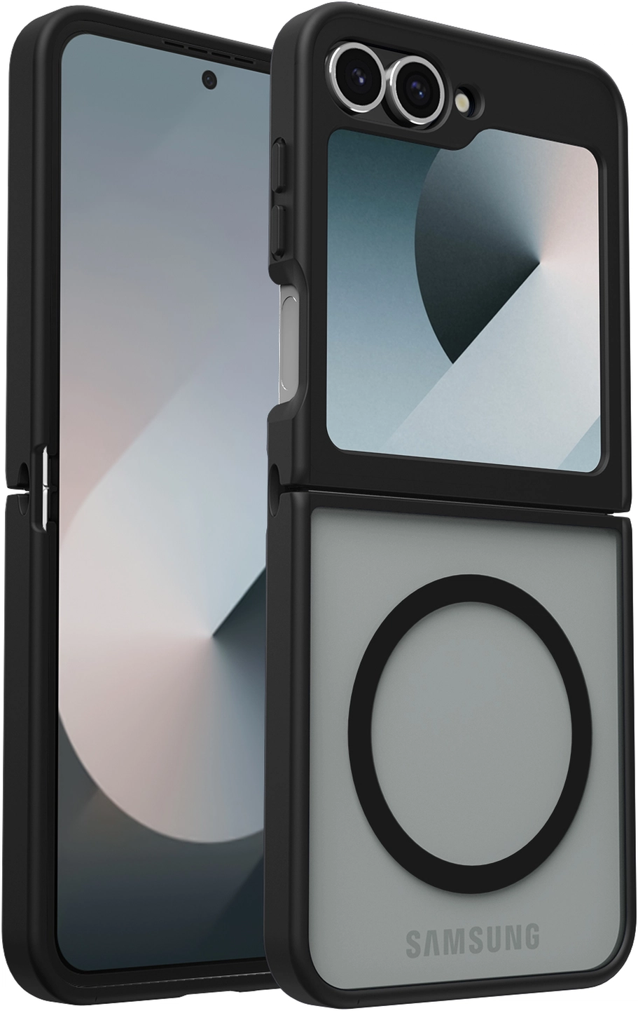 Samsung Galaxy Z Flip 7 FE / 6 Hoesje met MagSafe Back Cover Matte Zwart afbeelding 13