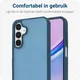 Samsung Galaxy A15 Hoesje Back Cover Matte Blauw afbeelding 2