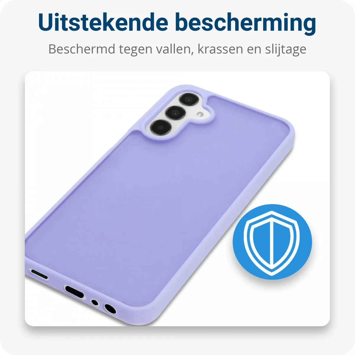 Samsung Galaxy A15 Hoesje Back Cover Matte Paars afbeelding 4