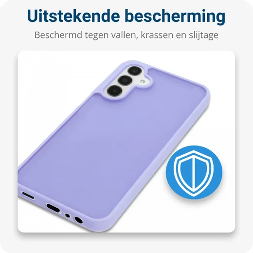 Samsung Galaxy A15 Hoesje Back Cover Matte Paars afbeelding 4