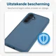 Samsung Galaxy A55 Hoesje Back Cover Matte Blauw afbeelding 4