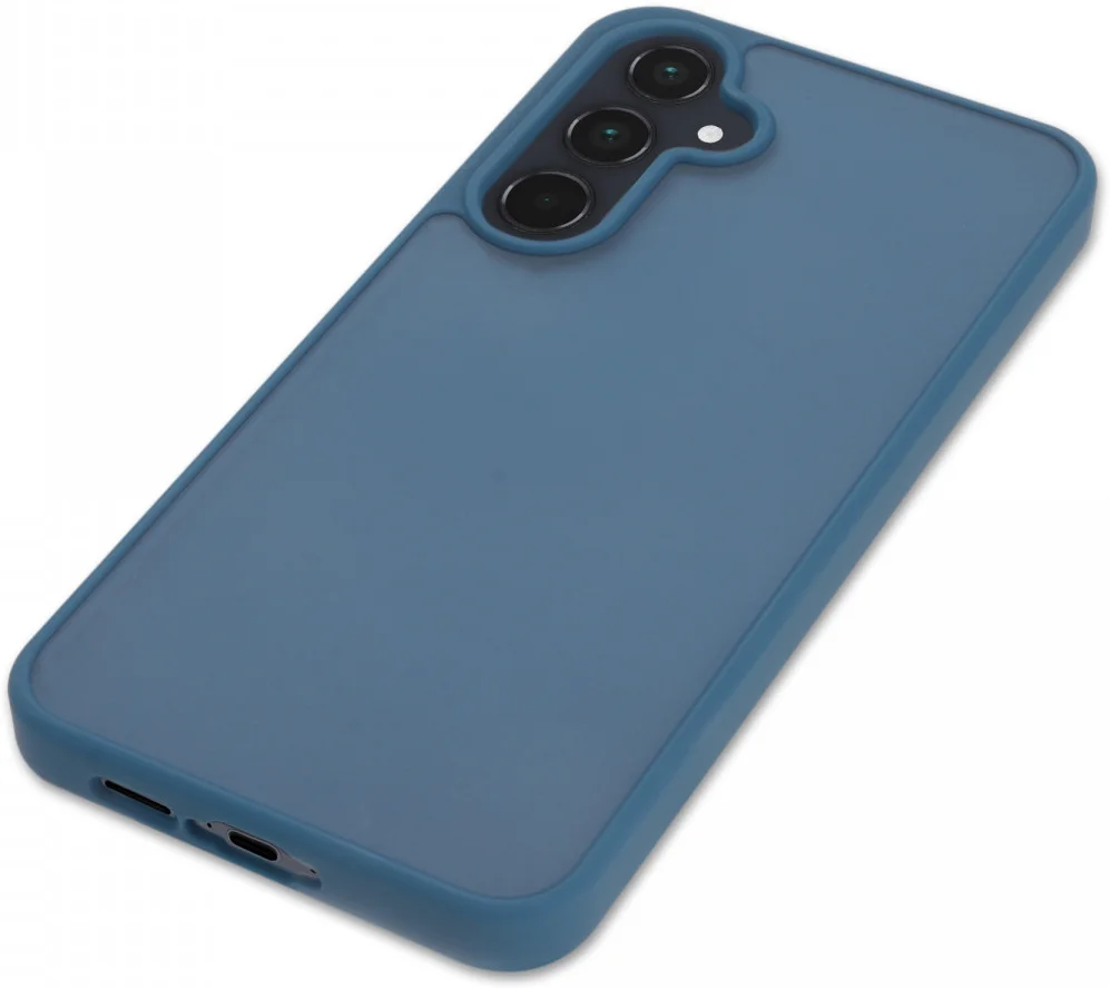 Samsung Galaxy A55 Hoesje Back Cover Matte Blauw afbeelding 9