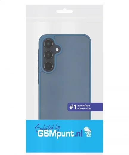 Samsung Galaxy A55 Hoesje Back Cover Matte Blauw afbeelding 10