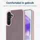 Samsung Galaxy A55 Hoesje Back Cover Matte Roze afbeelding 2