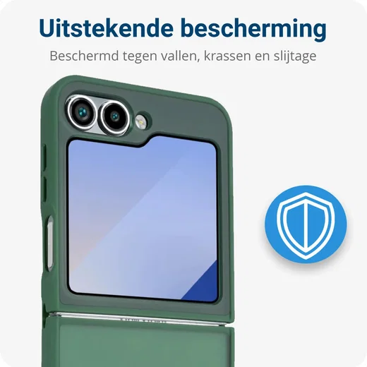 Samsung Galaxy Z Flip 7 FE / 6 Hoesje Back Cover Matte Groen afbeelding 4