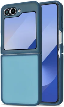 Samsung Galaxy Z Flip 7 FE / 6 Hoesje Back Cover Matte Blauw