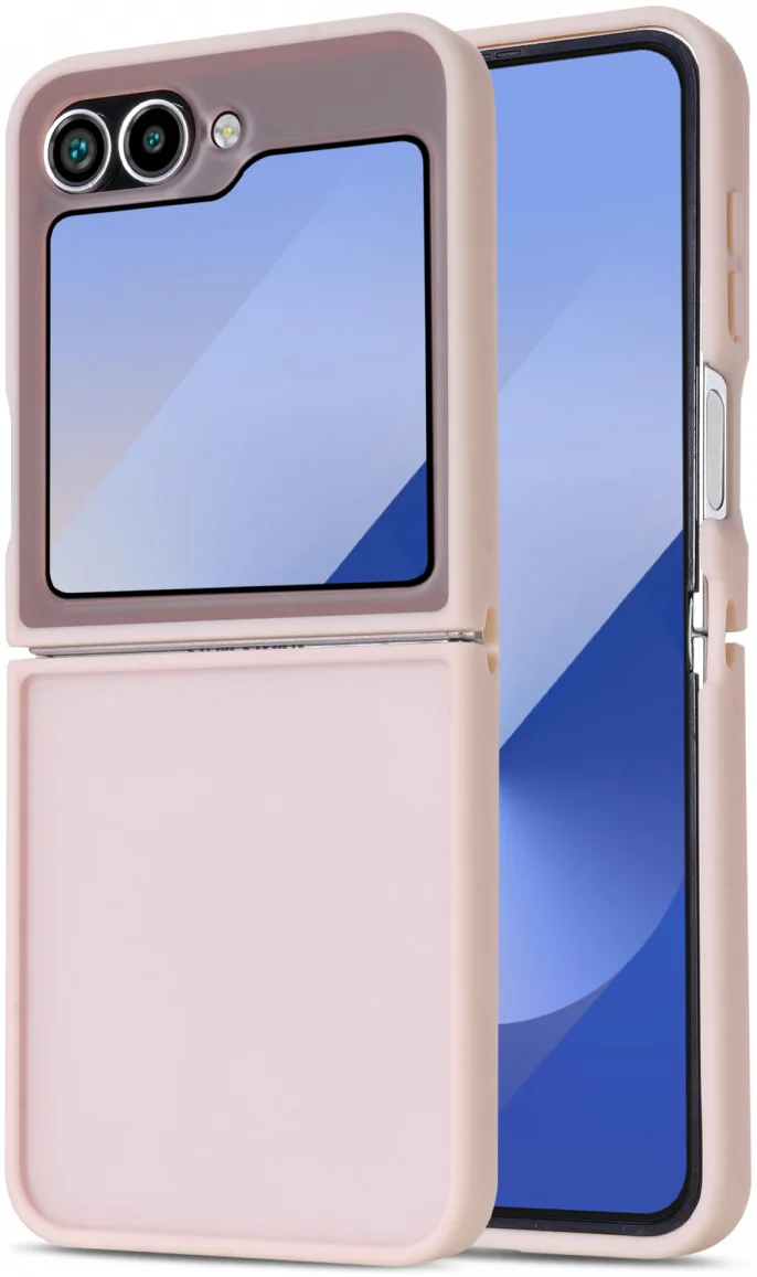 Samsung Galaxy Z Flip 7 FE / 6 Hoesje Back Cover Matte Roze afbeelding 1