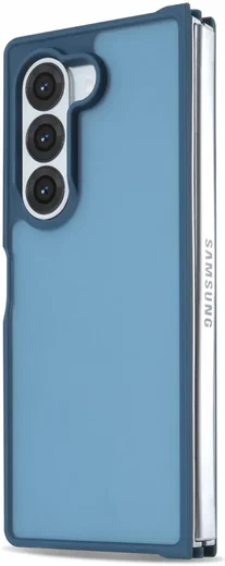 Samsung Galaxy Z Fold 6 Hoesje Back Cover Matte Blauw afbeelding 9