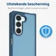 Samsung Galaxy Z Fold 6 Hoesje Back Cover Matte Blauw afbeelding 4