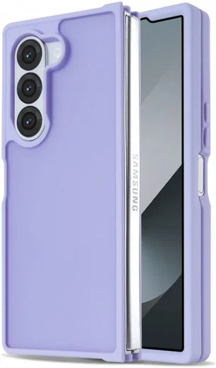 Samsung Galaxy Z Fold 6 Hoesje Back Cover Matte Paars afbeelding 1