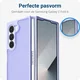 Samsung Galaxy Z Fold 6 Hoesje Back Cover Matte Paars afbeelding 5