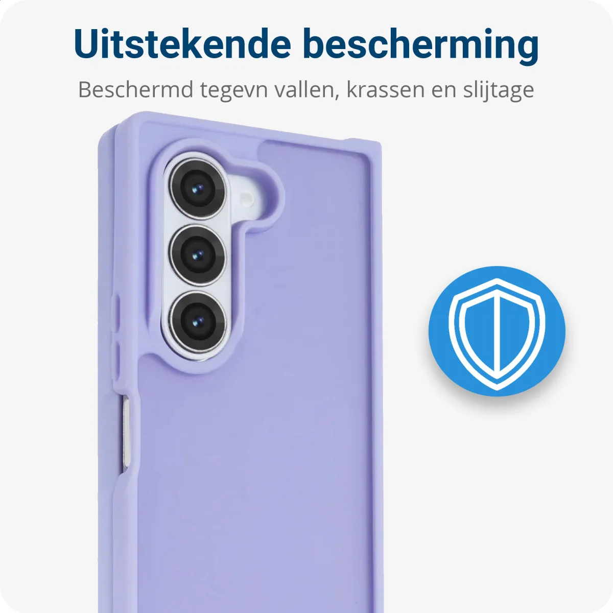 Samsung Galaxy Z Fold 6 Hoesje Back Cover Matte Paars afbeelding 4
