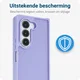 Samsung Galaxy Z Fold 6 Hoesje Back Cover Matte Paars afbeelding 4