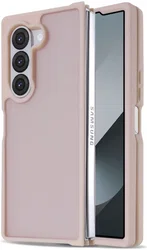 Samsung Galaxy Z Fold 6 Hoesje Back Cover Matte Roze afbeelding