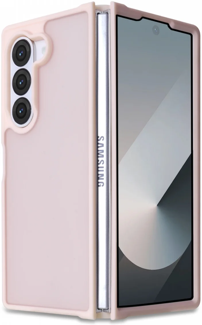Samsung Galaxy Z Fold 6 Hoesje Back Cover Matte Roze afbeelding 8